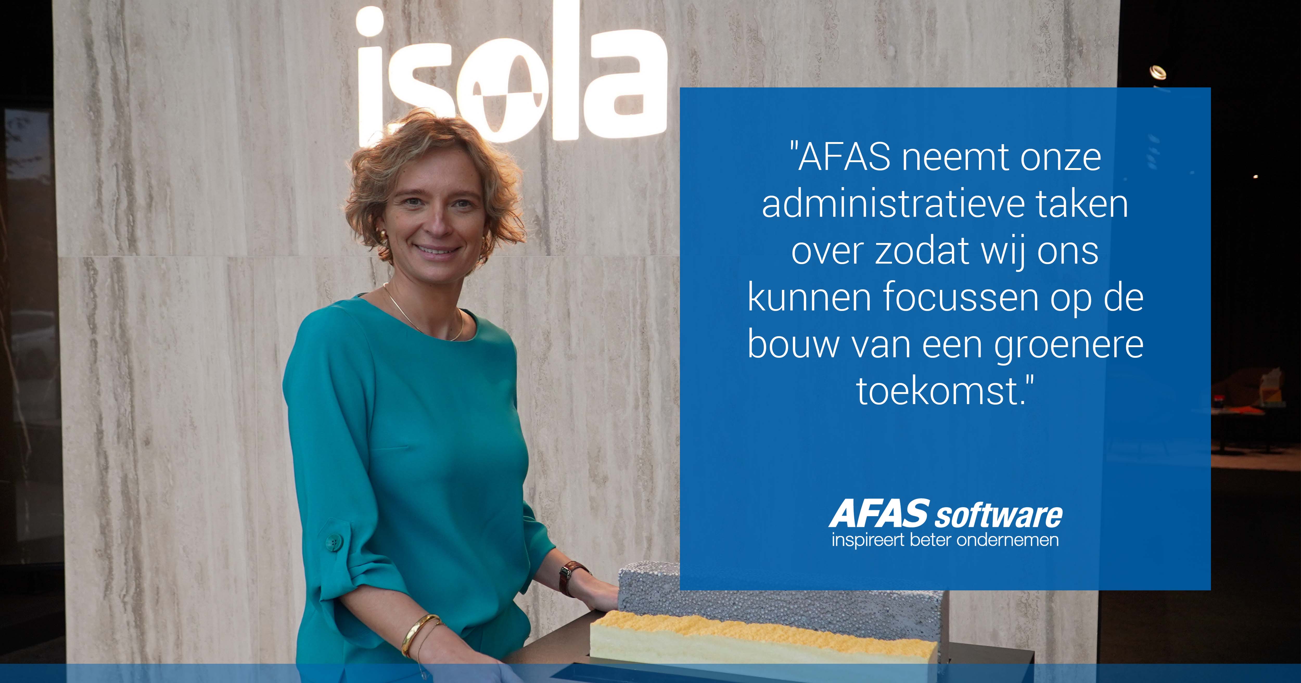Isola Verbetert Communicatie En Bedrijfsprocessen Met AFAS